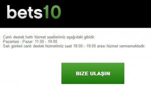 Bets10 Canlı Yardım Hizmeti