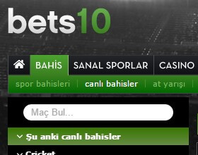 Bets10 Canlı Bahisler